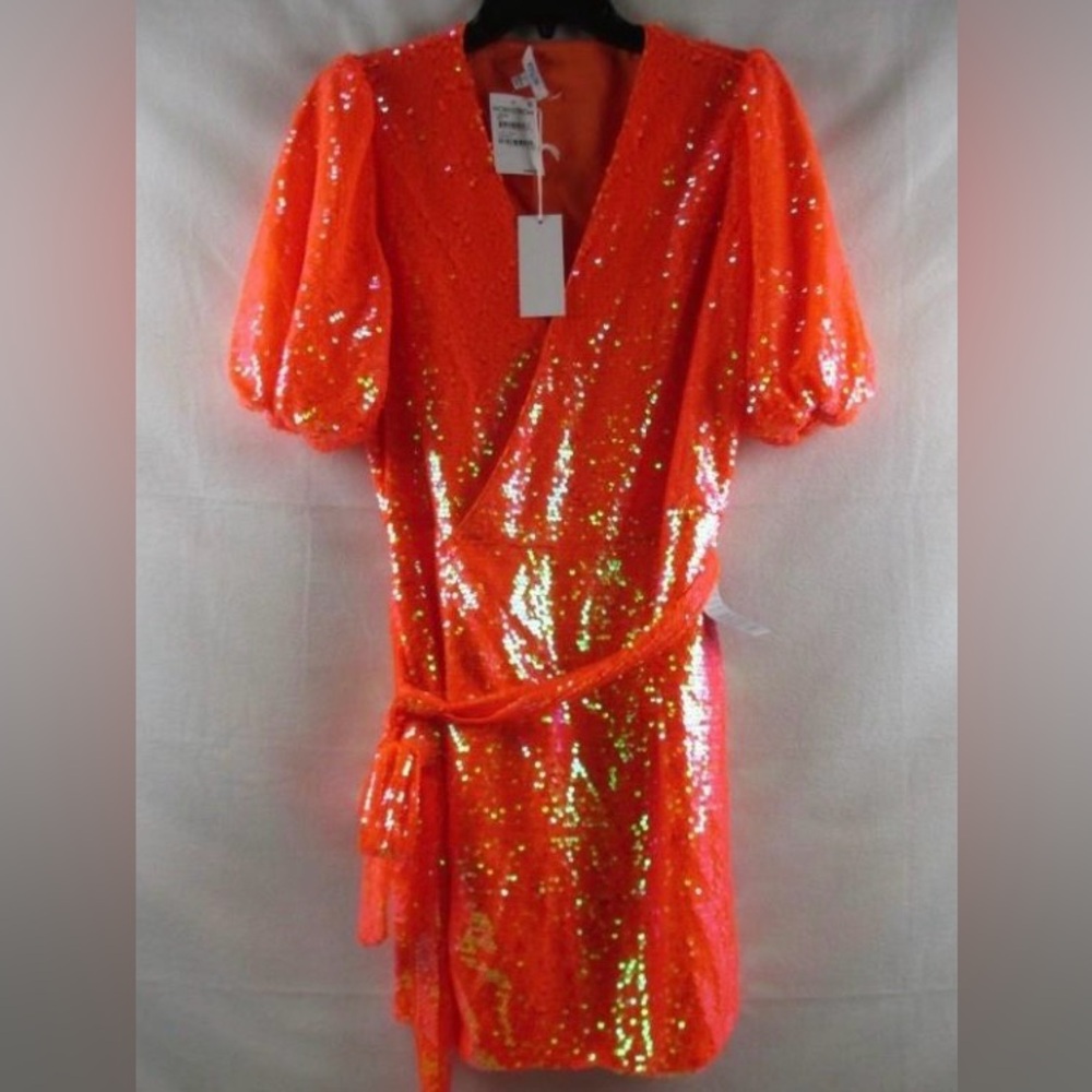 BTFL-LIFE 
Mirri Sequin Wrap Minidress - NWT Large